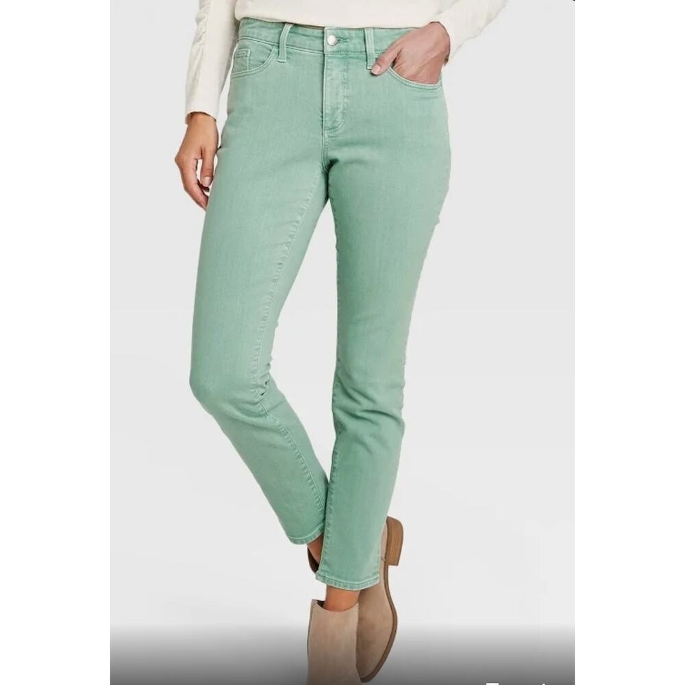 Universal Thread Target Mid-Rise Skinny Stretch Ankle Jeans LIght Green 10/30R